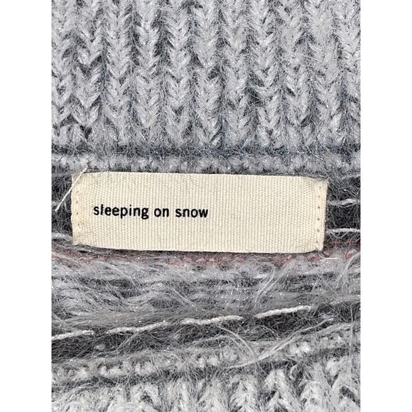 Anthropologie Sleeping on Snow Wool Blend Sweater - Size S - Off Shoulder, SOFT! - Picture 5 of 12